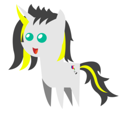 Size: 3680x3284 | Tagged: safe, artist:up-world, oc, oc only, oc:up-world, pony, chibi, high res, pointy ponies, simple background, solo, transparent background