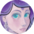 Size: 688x688 | Tagged: safe, alternate version, artist:purpuraimperial, princess luna, human, g4, ear piercing, earring, female, icon, jewelry, looking at you, piercing, simple background, solo, transparent background