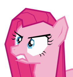 Size: 5641x6000 | Tagged: safe, alternate version, artist:sollace, derpibooru exclusive, pinkie pie, earth pony, pony, g4, horse play, absurd resolution, alternate hairstyle, angular, bizarro, female, inkscape, low poly, pinkamena diane pie, simple background, solo, transparent background, vector