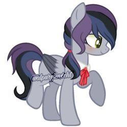 Size: 909x913 | Tagged: safe, artist:t-aroutachiikun, oc, oc only, pegasus, pony, female, mare, necktie, simple background, solo, transparent background, watermark