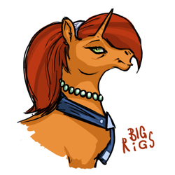 Size: 473x473 | Tagged: safe, artist:bigrigs, stellar flare, pony, unicorn, g4, female, hoers, looking at you, mare, solo
