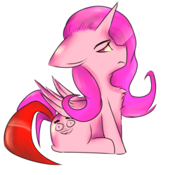 Size: 1395x1402 | Tagged: safe, artist:php70, oc, oc only, alicorn, pony, :d, alicorn oc, angry, chest fluff, commission, female, mare, meme, simple background, solo, transparent background