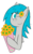 Size: 1157x1837 | Tagged: safe, artist:b-cacto, oc, oc only, oc:marigold earth tulip hosta, pony, flower, flower in hair, one eye closed, simple background, smiling, solo, transparent background, wink