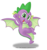 Size: 1600x1710 | Tagged: safe, artist:aleximusprime, spike, dragon, g4, molt down, looking at you, male, open mouth, simple background, smiling, solo, transparent background, vector, winged spike, wings