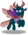 Size: 1600x1946 | Tagged: safe, artist:aleximusprime, pharynx, changedling, changeling, g4, flying, male, prince pharynx, simple background, smiling, smirk, solo, transparent background