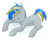 Size: 2094x1675 | Tagged: safe, artist:seriousmawri, oc, oc only, pony, unicorn, adorable face, bed, blue hair, cute, male, simple background, sleeping, solo, stallion, transparent background, yellow hair