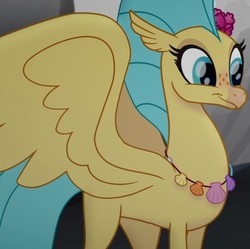 Size: 801x797 | Tagged: safe, screencap, princess skystar, classical hippogriff, hippogriff, g4, my little pony: the movie, cropped, cute, female, skyabetes, solo