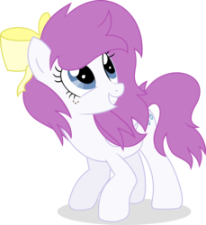 Size: 10039x10970 | Tagged: safe, artist:cirillaq, oc, oc only, oc:violet sparks, pegasus, pony, absurd resolution, bow, commission, female, hair bow, mare, simple background, solo, transparent background