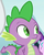 Size: 545x684 | Tagged: safe, screencap, spike, starlight glimmer, dragon, g4, school daze, cropped, fangs, male, offscreen character