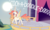 Size: 1500x908 | Tagged: safe, artist:evehly, princess celestia, alicorn, pony, g4, balcony, behaving like a bird, behaving like a chicken, behaving like a rooster, canterlot castle, chickenlestia, cock-a-doodle-doo, colored wings, colored wingtips, crowing, day, derp, faic, female, floppy ears, glowing horn, hoof shoes, horn, magic, majestic as fuck, mare, open mouth, raising the sun, river, roosterlestia, sillestia, silly, silly pony, sky, solo, spread wings, sun, sun work, tongue out, wide eyes, wings
