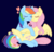 Size: 2082x1993 | Tagged: safe, artist:waackery, fluttershy, rainbow dash, pegasus, pony, g4, blushing, cutie mark, female, heart, lesbian, ship:flutterdash, shipping, simple background