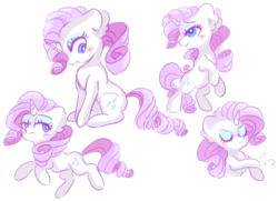 Size: 1108x803 | Tagged: safe, artist:pinkablue, rarity, pony, g4, annoyed, blushing, cute, female, happy, mare, open mouth, raribetes, simple background, smiling, solo, white background