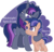 Size: 1470x1403 | Tagged: safe, artist:rosiepie15, oc, oc:midnight spectrum, oc:morning star, pony, unicorn, abstract background, base used, blank flank, brothers, colt, duo, hug, male, no pupils, offspring, parent:flash sentry, parent:twilight sparkle, parents:flashlight, simple background, transparent background