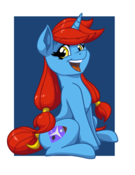 Size: 1024x1325 | Tagged: safe, artist:latecustomer, oc, oc only, oc:armored star, pony, unicorn, cute, female, mare, simple background, solo, transparent background