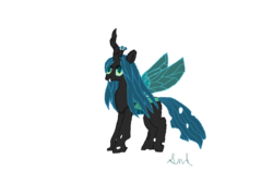 Size: 2100x1500 | Tagged: safe, artist:csdev04, queen chrysalis, changeling, g4, female, simple background, solo, transparent background