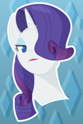 Size: 5000x7501 | Tagged: safe, artist:up-world, rarity, pony, unicorn, g4, mmmystery on the friendship express, absurd resolution, alternate hairstyle, solo, trinity blaze reference