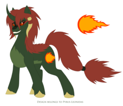 Size: 2586x2230 | Tagged: safe, artist:pyrus-leonidas, kirin, pony, fireball, high res, lizzie (rampage), ponified, rampage, rampage 2018, simple background, slasher smile, slit pupils, solo, transparent background