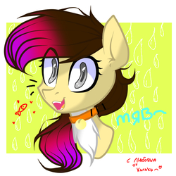 Size: 888x887 | Tagged: safe, artist:kilka-chan-yana, oc, oc only, pony, bell, collar, solo