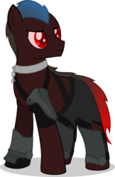 Size: 720x1112 | Tagged: safe, artist:logic-is-here, oc, oc only, oc:kelp, earth pony, pony, fallout equestria, armor, male, simple background, solo, stallion, transparent background, vector