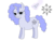 Size: 2048x1536 | Tagged: safe, artist:therealsilvershit, oc, oc only, oc:silvershit, pony, unicorn, chubby, curly hair, cutie mark, female, filly, frown, simple background, solo, transparent background, unimpressed, vector