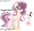 Size: 1024x952 | Tagged: safe, artist:jxst-roch, oc, oc only, oc:tangled heart, pegasus, pony, female, mare, offspring, parent:pound cake, parent:princess flurry heart, parents:poundflurry, reference sheet, simple background, solo, transparent background