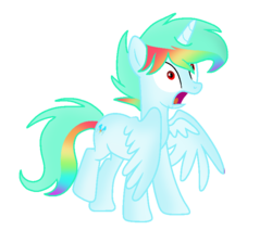 Size: 780x700 | Tagged: dead source, safe, artist:rainbows-skies, oc, oc only, oc:water star, alicorn, pony, male, simple background, solo, stallion, transparent background