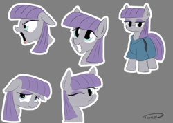 Size: 2744x1963 | Tagged: safe, artist:taurson, maud pie, earth pony, pony, g4, facial expressions, female, mare, solo, teary eyes, yelling