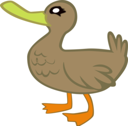 Size: 1589x1573 | Tagged: safe, artist:m99moron, bird, duck, .psd available, animal, female, simple background, solo, transparent background, vector