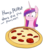 Size: 1795x1897 | Tagged: dead source, safe, artist:moonatik, princess cadance, alicorn, pony, g4, female, food, implied shining armor, mare, meat, peetzer, pepperoni, pepperoni pizza, pizza, ponies eating meat, simple background, solo, speech, tempting fate, that pony sure does love pizza, transparent background