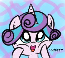 Size: 636x564 | Tagged: safe, artist:artiks, princess flurry heart, alicorn, pony, g4, baby, cute, female, flurrybetes, solo, squee, squishy cheeks