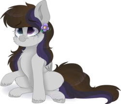 Size: 1024x881 | Tagged: safe, artist:_spacemonkeyz_, oc, oc only, oc:nightfall, earth pony, pony, crying, female, mare, simple background, solo, transparent background