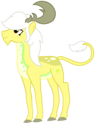 Size: 1063x1379 | Tagged: safe, artist:piñita, oc, oc:sifir, deer pony, original species, raba-pony, simple background, vector, white background