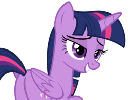 Size: 6024x4712 | Tagged: safe, artist:andoanimalia, twilight sparkle, alicorn, pony, the hearth's warming club, absurd resolution, butt, female, folded wings, lidded eyes, plot, simple background, smiling, solo, transparent background, twilight sparkle (alicorn), vector, wings