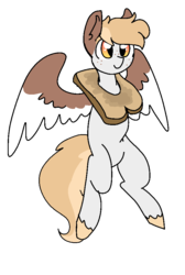 Size: 630x940 | Tagged: safe, artist:nootaz, oc, oc only, oc:wings, pony, bread, bread head, food, simple background, solo, transparent background