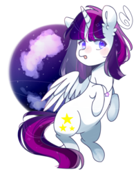 Size: 694x879 | Tagged: safe, artist:silvah-chan, oc, oc only, oc:twily star, alicorn, pony, alicorn oc, female, horn, mare, simple background, solo, transparent background, wings
