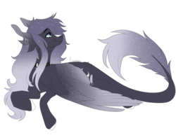 Size: 2000x1600 | Tagged: safe, artist:skimea, oc, oc only, pegasus, pony, female, mare, prone, simple background, solo, transparent background