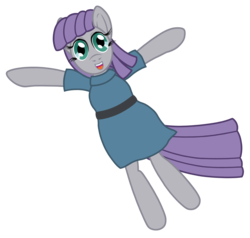 Size: 6300x6000 | Tagged: safe, artist:fascismnotincluded, maud pie, earth pony, pony, g4, absurd resolution, clothes, cute, female, happy, maudabetes, personality swap, simple background, solo, transparent background, vector