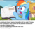 Size: 1046x871 | Tagged: safe, edit, screencap, rainbow dash, g4, the end in friend, bible, book, boomerang (tv channel), creationism, op is a duck, op is trying to start shit, ponestrip