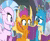 Size: 704x576 | Tagged: safe, screencap, berry blend, berry bliss, gallus, huckleberry, november rain, ocellus, peppermint goldylinks, rainbow dash, rarity, sandbar, silverstream, smolder, spike, starlight glimmer, twilight sparkle, yona, alicorn, classical hippogriff, dragon, griffon, hippogriff, the end in friend, animated, friendship student, sound, student six, twilight sparkle (alicorn), webm, winged spike