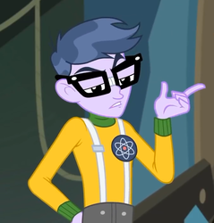 Size: 675x706 | Tagged: safe, screencap, microchips, all the world's off stage, equestria girls, equestria girls series, g4, all the world's off stage: micro chips, cropped, glasses, male