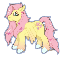 Size: 843x776 | Tagged: safe, artist:kittycoot, fluttershy, pegasus, pony, g4, female, mare, simple background, solo, white background