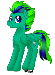 Size: 1383x1866 | Tagged: safe, artist:spokenmind93, oc, oc only, oc:gale twister, pegasus, pony, simple background, solo, transparent background