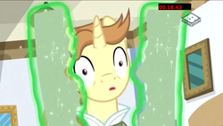 Size: 1136x640 | Tagged: safe, screencap, alpha beta, pony, unicorn, friendship university, g4, boomerang (tv channel), las pegasus resident, male, stallion