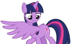 Size: 4050x2524 | Tagged: safe, artist:andoanimalia, twilight sparkle, alicorn, pony, a matter of principals, g4, cutie mark, female, looking at something, simple background, solo, transparent background, twilight sparkle (alicorn)