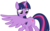 Size: 4050x2524 | Tagged: safe, artist:andoanimalia, twilight sparkle, alicorn, pony, a matter of principals, g4, cutie mark, female, looking at something, simple background, solo, transparent background, twilight sparkle (alicorn)