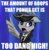 Size: 1250x1282 | Tagged: safe, artist:chopsticks, oc, oc only, oc:chopsticks, pegasus, pony, angry, boop, clothes, funny, hat, imminent boop, imminent non-consensual booping, jimmy mcmillan, male, meme, necktie, open mouth, solo, speech, suit, text, that pony sure does hate boops, too damn high, wing hands, wing hold, wings