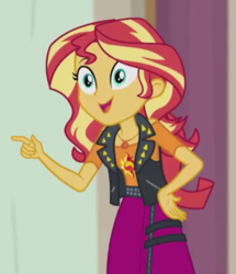 Size: 412x478 | Tagged: safe, screencap, sunset shimmer, constructive criticism, equestria girls, g4, my little pony equestria girls: better together, cropped, female, geode of empathy, solo