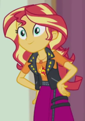 Size: 323x459 | Tagged: safe, screencap, sunset shimmer, constructive criticism, equestria girls, g4, my little pony equestria girls: better together, cropped, female, geode of empathy, solo