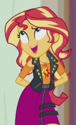 Size: 293x478 | Tagged: safe, screencap, sunset shimmer, constructive criticism, equestria girls, g4, my little pony equestria girls: better together, cropped, female, geode of empathy, solo
