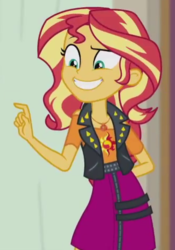 Size: 334x478 | Tagged: safe, screencap, sunset shimmer, constructive criticism, equestria girls, g4, my little pony equestria girls: better together, cropped, female, geode of empathy, solo